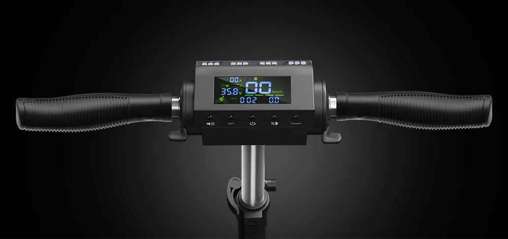 Cheap KUGOO S1 Pro Folding Electric Scooter 350W Motor LCD Display Screen Max 30km/h 8 Inch Tires & Safety Reflectors with Carry Bag 3