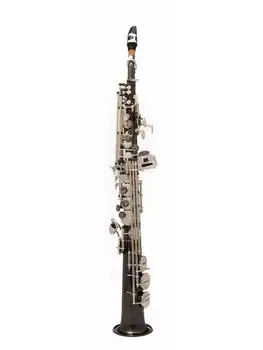 

Jp043bs soprano BB saxophone, straight, black/silver, John Packer