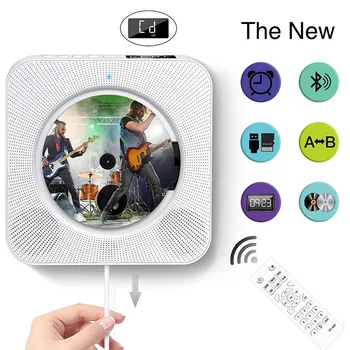 

2019 Bluetooth CD player with speaker CD player with radio function support U-dish TF card children learning machine