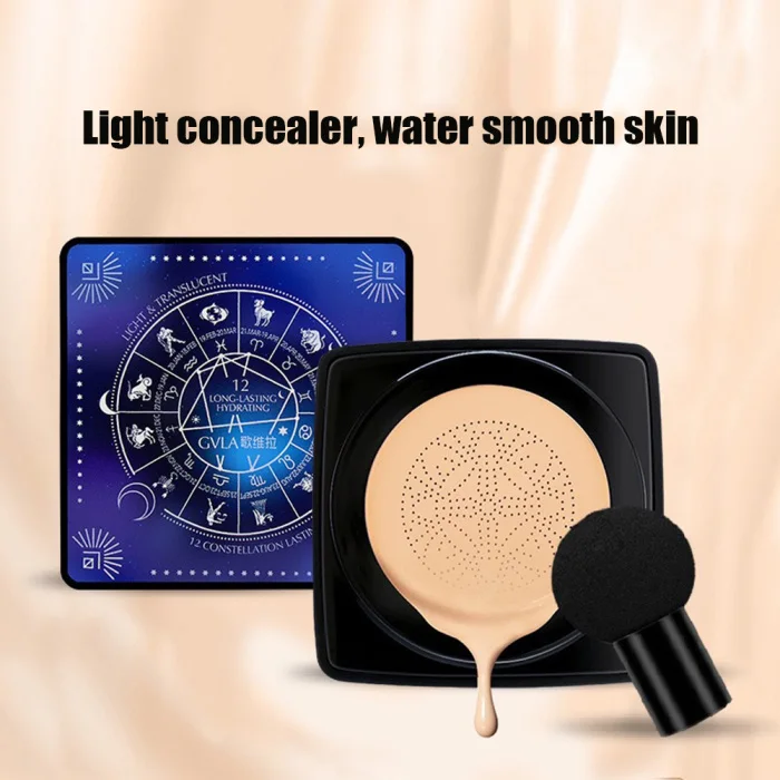 Cushion BB Cream Concealer Waterproof Moisturizing Long Lasting Brightening Skin Makeup V9-Drop