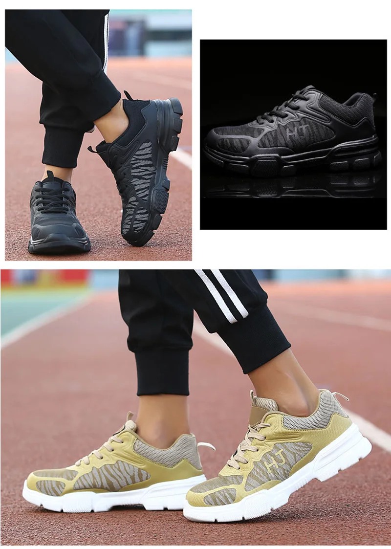 Men Steel Nose Safety Work Shoes Lightweight Breathable Reflective Casual Sneaker Prevent piercing Protective boots Sneakers