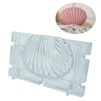 

DIY Shell Candle Molds Candle Making Mould Handmade Soap Molds Clay Craft Tools 67JB