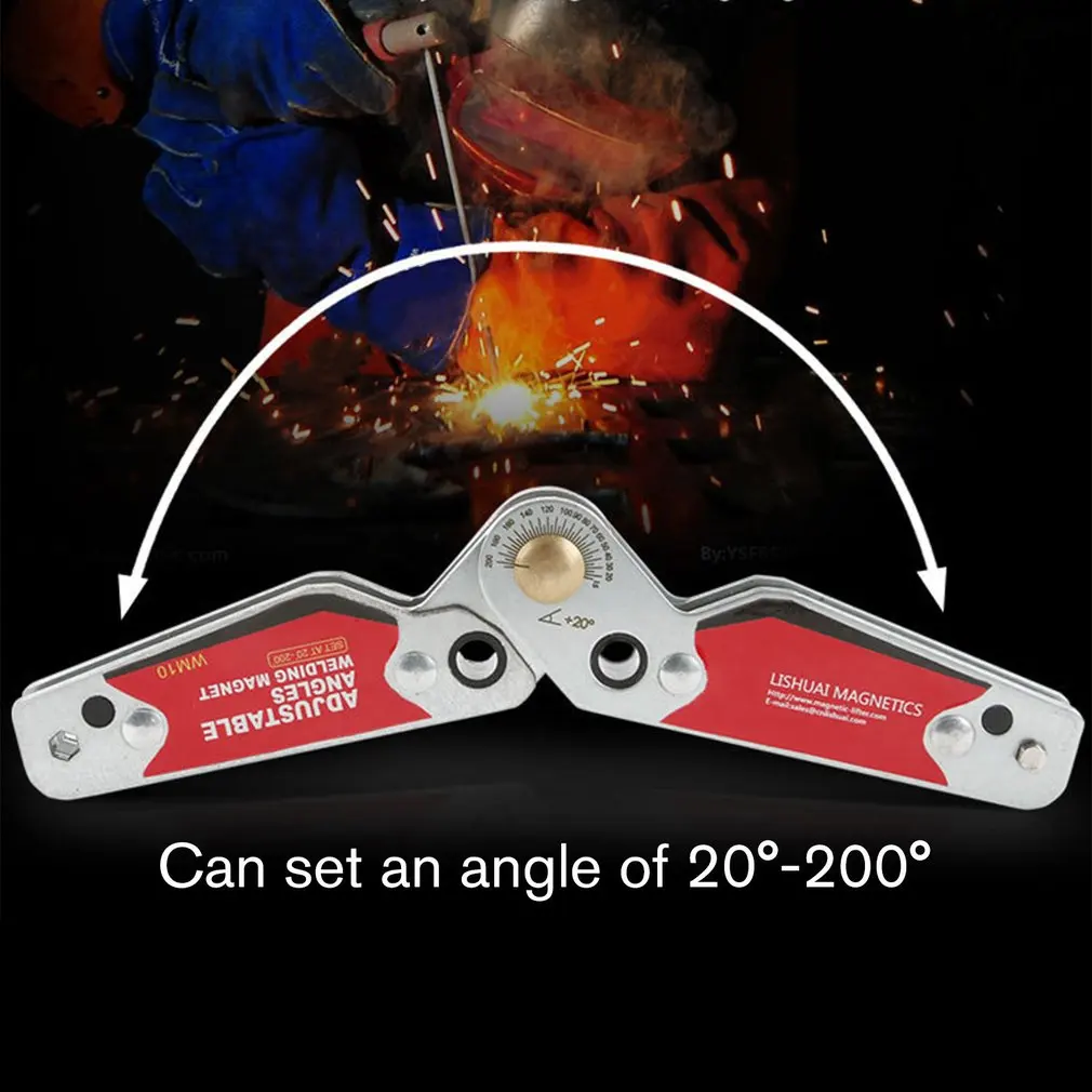 Magnetic Holder Fixator Corner Welding Magnets 20-200 Degree Adjustable Angles Magnetic Clamp Welding Holder WM10