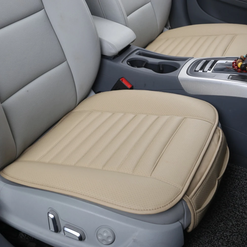 Дышащий чехол из искусственной кожи для летнего автомобильного сиденья кожаный