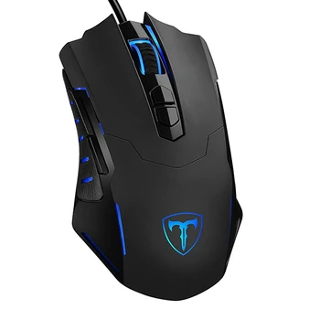 

T11 Wired Gaming Mouse Ergonomic Gaming USB Computer Mouse RGB Gamer Desktop Laptop PC Gaming Mouse with 7 Black Buttons