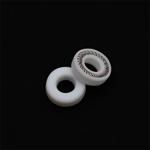 Ceimin Manufacturer PTFE Spring Seal 0.1875*0.386*0.134 SFI White PTFE Seals Rod Seal Ring 4.76x9.8x3.4 10PCS/LOT