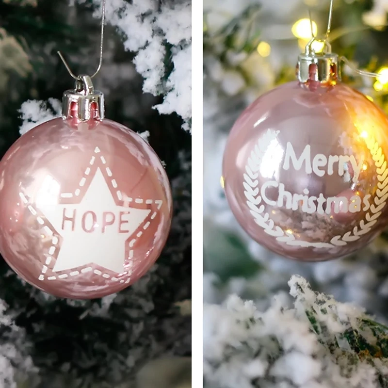 6Cm Christmas Xmas Tree Ball Bauble Hanging Home Party Ornament Decor Pendant Hanging Home Decoration Ball for Party