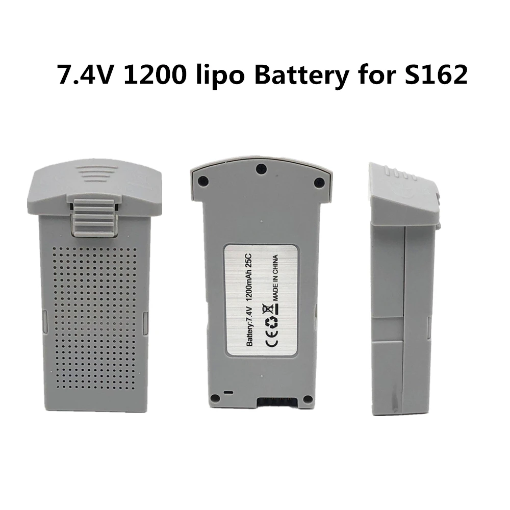 S162 GPS RC Drone batterie accessoires d'origine 7.4V 1200mAh Lipo batterie pièces de rechange pour S162 Drone vol 18 Minutes