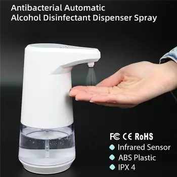 

Big Capacity 350ml Automatic Spray Bottle Nebulizer Electric Alcohol Sprayer Touch-free Hand Washing Empty Cosmetic Containers