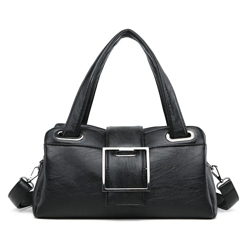 

2019 Spring New Style Europe And America Style WOMEN'S Bag Handbag Versitile Fashion Pillow Middle-aged WOMEN'S Shoulder Bag