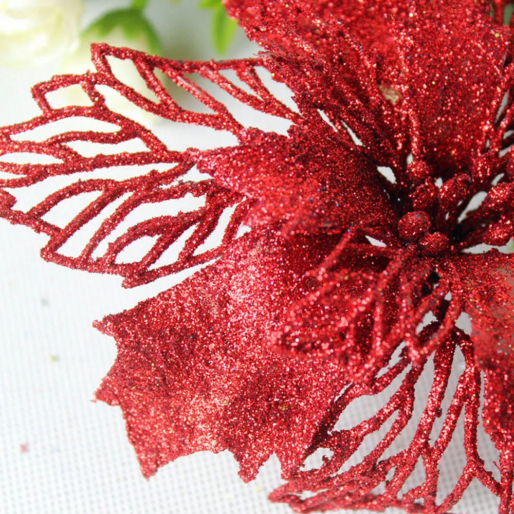 Искусственные Полые Цветы висячие украшения для дома Рождественская елка цветок Подвески Свадебная вечеринка Рождество День святого Валентина украшения