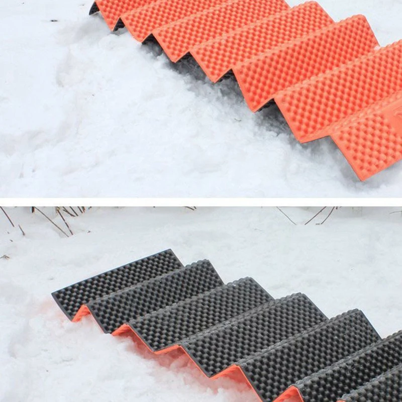 77X22inch Outdoor Camping Mat Ultra Light Foam Camping Folding Mat Beach Tent Picnic Mat Double Egg Trough Moisture Pad Outdoo