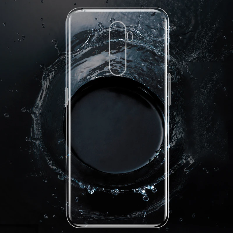 Для Realme X2 Pro Чехол прозрачный мягкий ТПУ полный защитный чехол для OPPO Reno Ace прозрачный телефон Fundas Coque Capa
