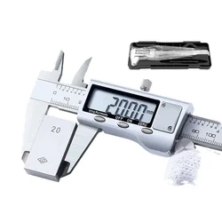 2022new 0 150mm vernier pinça de aço inoxidável/plástico lcd digital caliper ferramentas de medição de profundidade de instrumento de 6 polegadas por