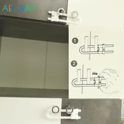 Serrure d'armoire en plastique pour enfants, Protection des bébés, pour les réfrigérateurs, tiroirs de sécurité, 2 pièces/lot 