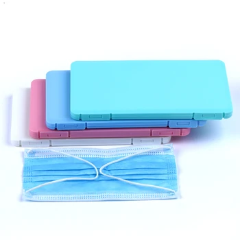 

1pc Portable Disposable Face Masks Case Disposable Mask Storage Box Dustproof Mask Case Storage Organizer Universal