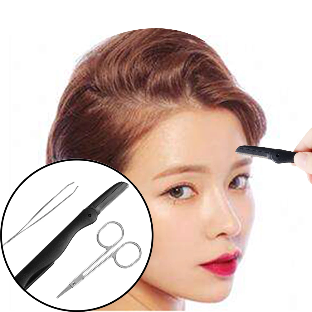 Professional Stainless Steel Scissor Manicure For Nails Eyebrow Nose Eyelash Cuticle Scissors Curved Pedicure Trimmer MakeupTool