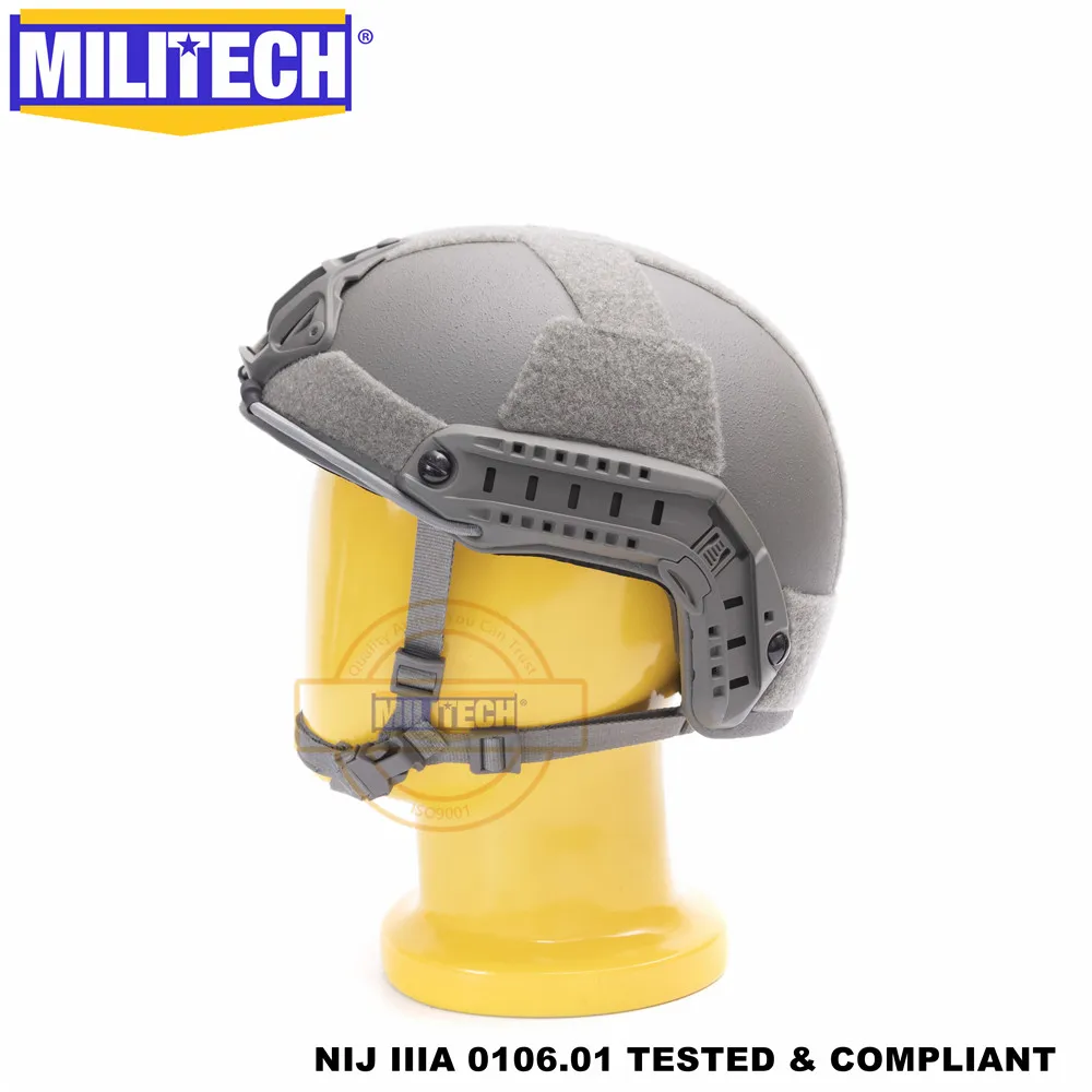 MILITECH FG Deluxe NIJ IIIA Быстрый пуленепробиваемый шлем и козырек баллистический
