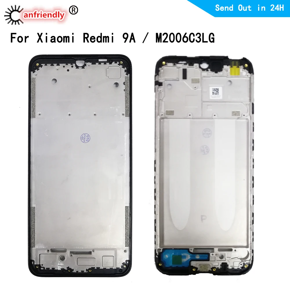 Средняя рамка для Xiaomi Redmi 9A M2006C3LG средняя Корпус Крышка панель Лицевая | Мобильные