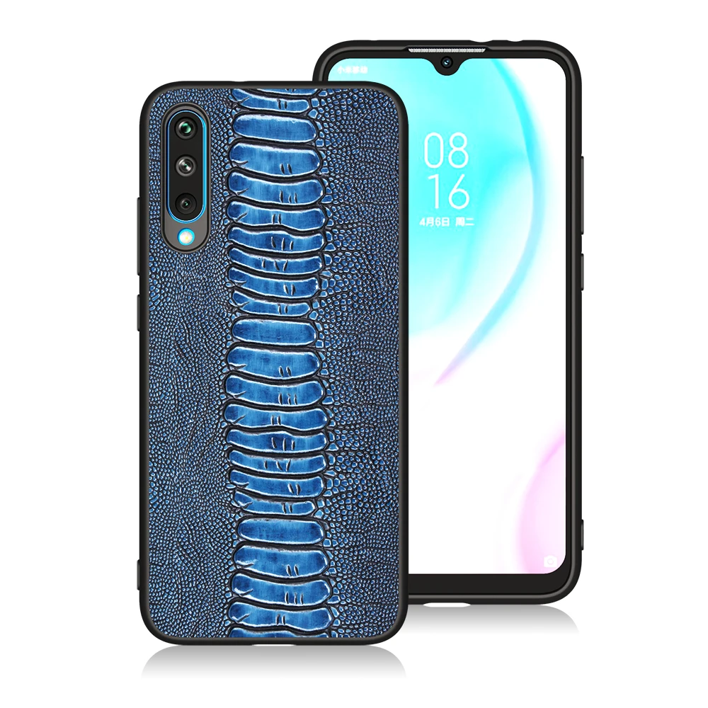 Роскошный чехол для смартфона Meizu Note 9 Top Ostrich Foot Grain из натуральной кожи, чехол для Meizu Note 9