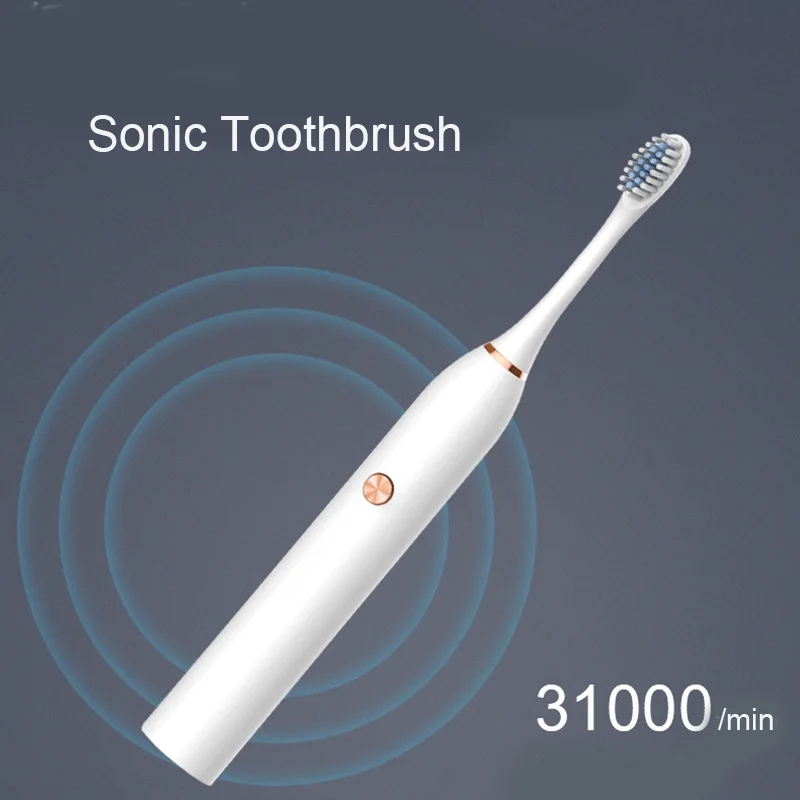 Sonic Electric Toothbrush Ultrasonic Automatic Tooth Brush battery Operated Oral Hygiene Waterproof dental Cleaning 2pcs head Sonic Electric Toothbrush Ultrasonic Automatic Tooth Brush battery Operated Oral Hygiene Waterproof dental Cleaning 2pcs head