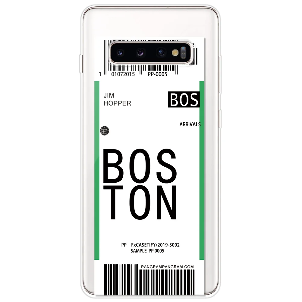 Роскошный чехол с городской этикеткой и штрих кодом для Samsung Galaxy S20 FE 5G Lite A50 A50S A30S