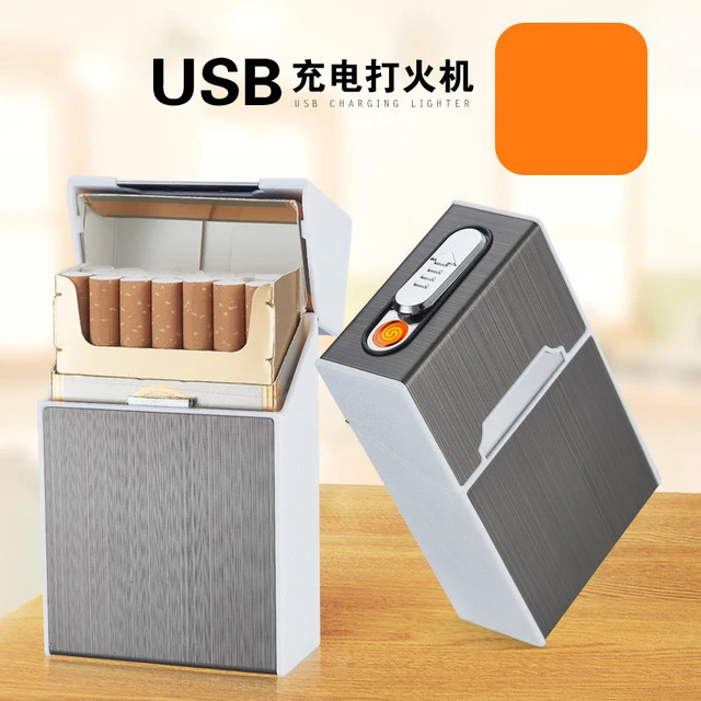 20 палочек прикуриватель зарядка креативная ветрозащитная влагостойкая USB Электронная сигарета зажигалка dfdf