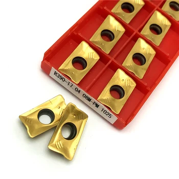 

R390 170408M PM 1025 carbide inserts Milling turning tool metal lathe tools Milling inserts CNC Cutting tool turning insert