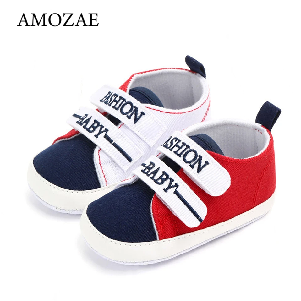 

Spring Autumn Canvas Baby Shoes Fashion Mixed Colors Patchwork First Walker Baby Boys Girls Infant Toddler Soft Sole Kids Shoes