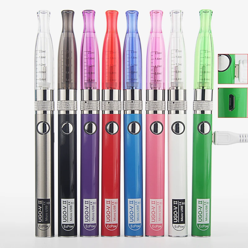 EGO gs H2 клиромайзер электронная сигарета GS h2 Kit 2 0 мл распылитель с ugo v II ручка