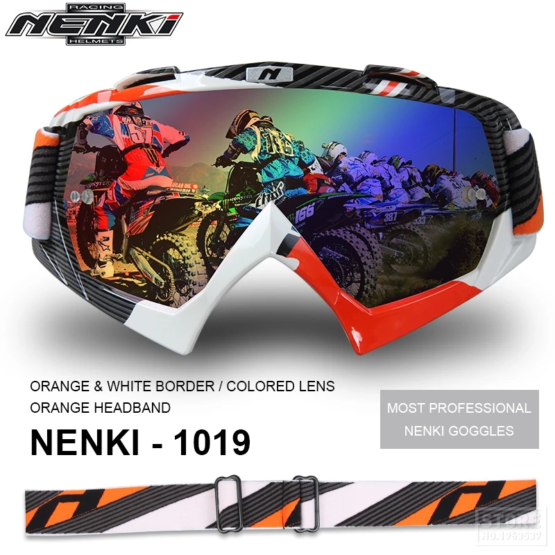 NENKI мотоциклетные гоночные очки для мотокросса внедорожные очки Лыжные Сноуборд ATV Горные DH MX грязевые велосипедные очки сменные линзы