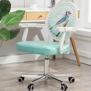 

Computer chair backrest home rotary lift seat dormitory bedroom study desk student live beauty chair