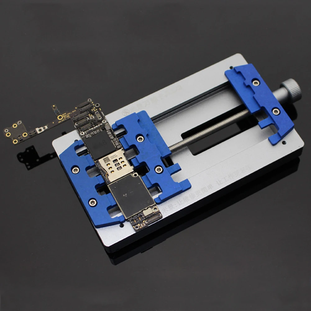 K22 PCB Holder Alloy Steel Stable Repair Rectangle Mobile Phone Tool Card Rotating Shaft Fixture Universal Platform Motherboard