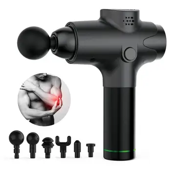 

Electric Muscle Massage Gun Portable Massage Gun Fascia Gun Body Neck Deep Massager with LCD Display
