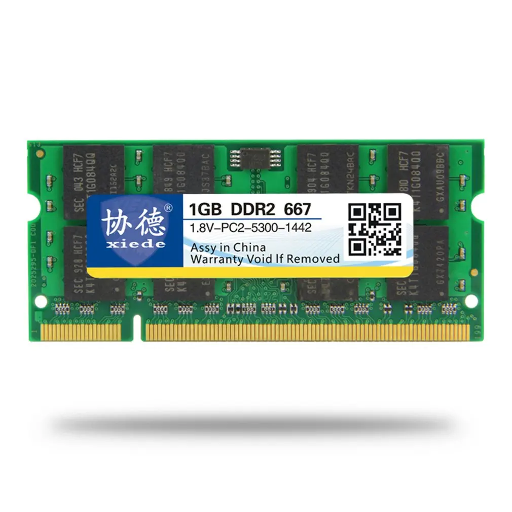 Модуль оперативной памяти для ноутбука Xiede DDR2 667 PC2 5300 МГц совместим с процессором