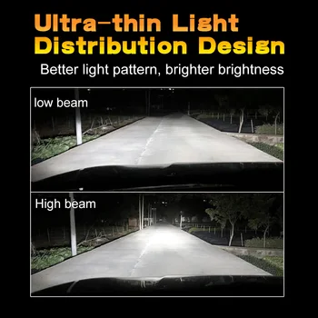 

2Pcs LED Fog Light Super Bright Lamp Bulb 6000K-6500K 60W 8000LM Parts