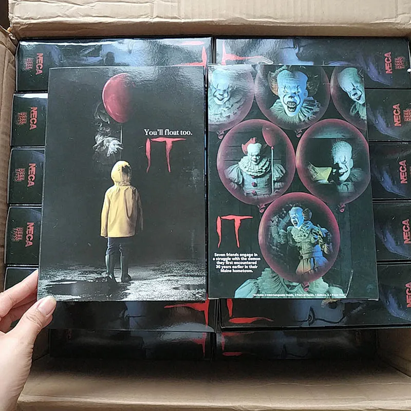 NECA Stephen King It Pennywise Джокер фигурка игрушка кукла ужас подарок на Хэллоуин