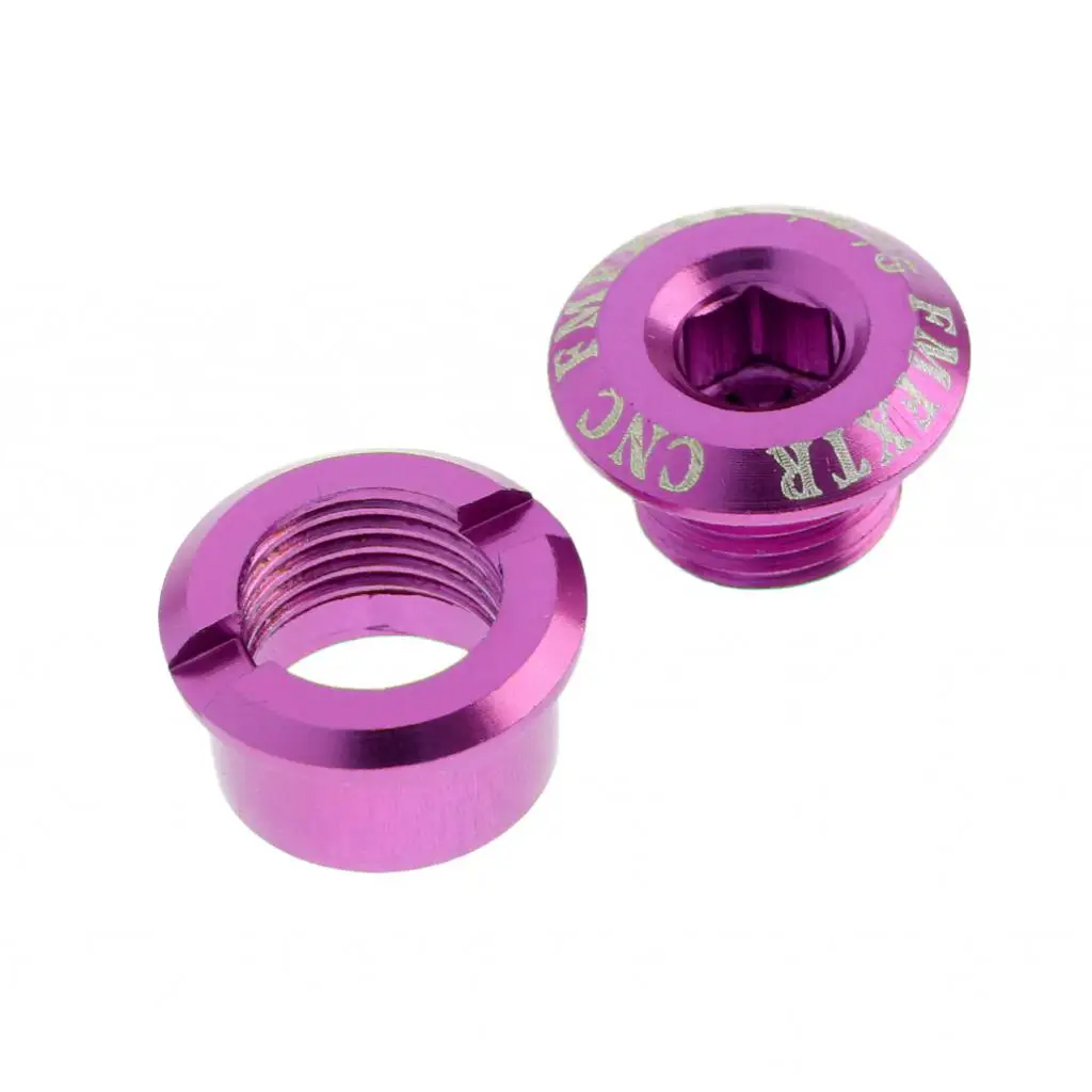 1 Pair Bike Bicyle Crankset Bolts Crank Bolts Crank Arm Fixing Bolt with Crank Nut