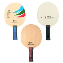 

Professional Table Tennis Racket Bottom Plate Pure Wood Ping Pong Blade Paddle Long Handle PingPong Paddle Blade Sports Rackets
