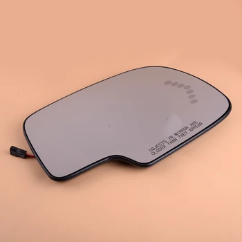 

Auto Right Backing Plate Power Heated Mirror Glass w/ Turn Signal 88944392 fit for GMC Chevy Cadillac 2003-2007