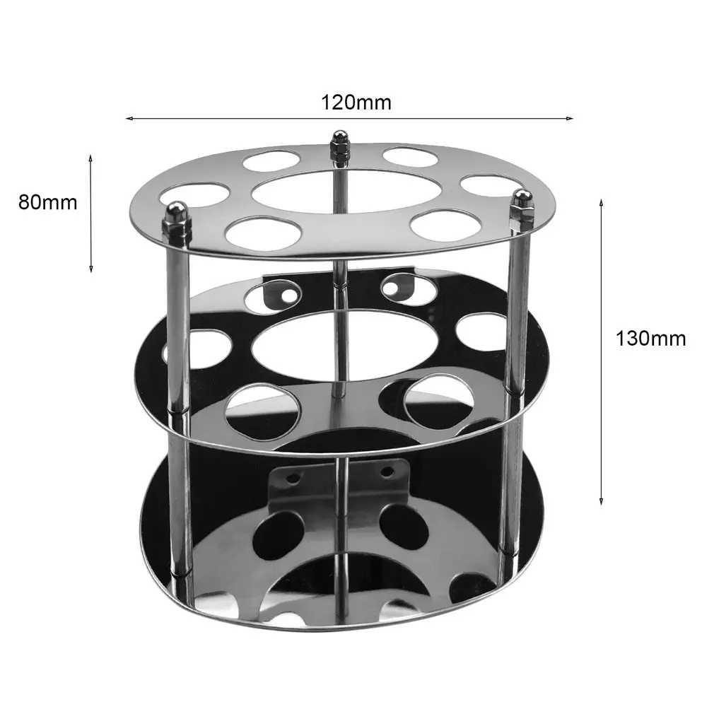 6 отверстий, нержавеющая сталь, полировка, держатель для зубных щеток, полка, стойка для зубных паст, органайзер для хранения в ванной, Прямая поставка