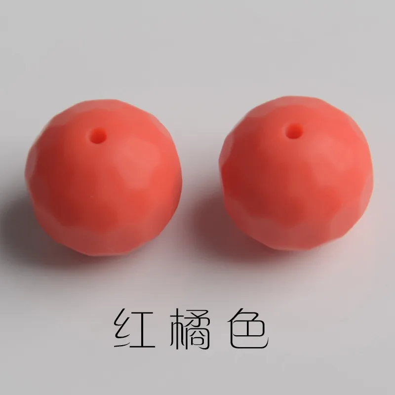 5PCS Beads 5 5 шт./партия, 16 мм, силиконовый Прорезыватель для детей, 16 мм, аксессуары для пищевых бусин, цепочка для пустышки, 3C, сертификация зубной прорезыватель для малышей, подарок - Цвет: 5PCS Beads 5