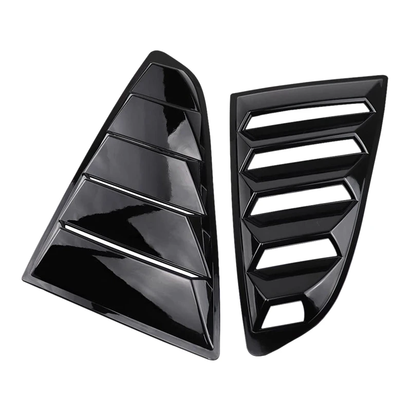 Car Tunning Panel Side Air Vent Cover Rear Quarter Window Louvers Spoiler Scoops for Ford Mustang 2015 -2020 | Автомобили и