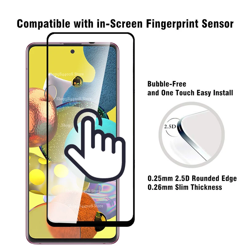 Protecteur d'écran de caméra en verre trempé pour Samsung Galaxy A51 4G 5G  A515f A516 - AliExpress