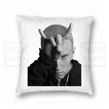 

New Eminem Finger Horn Rap Hip Hop Music Mens Black Pillow case Size S To 3Xl Women Men