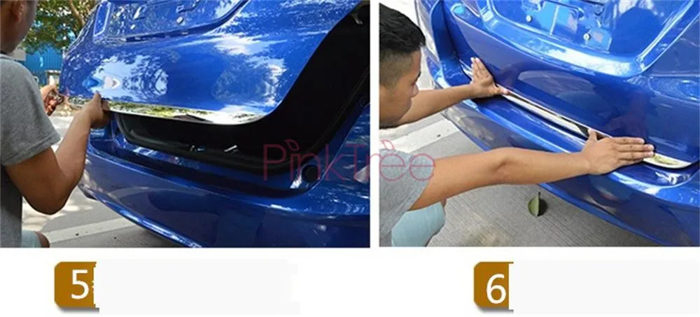 Для Toyota Camry хром задний багажник Пароварка украшения из нержавеющей стали автомобиля-Стайлинг Аксессуары зеркальная поверхность