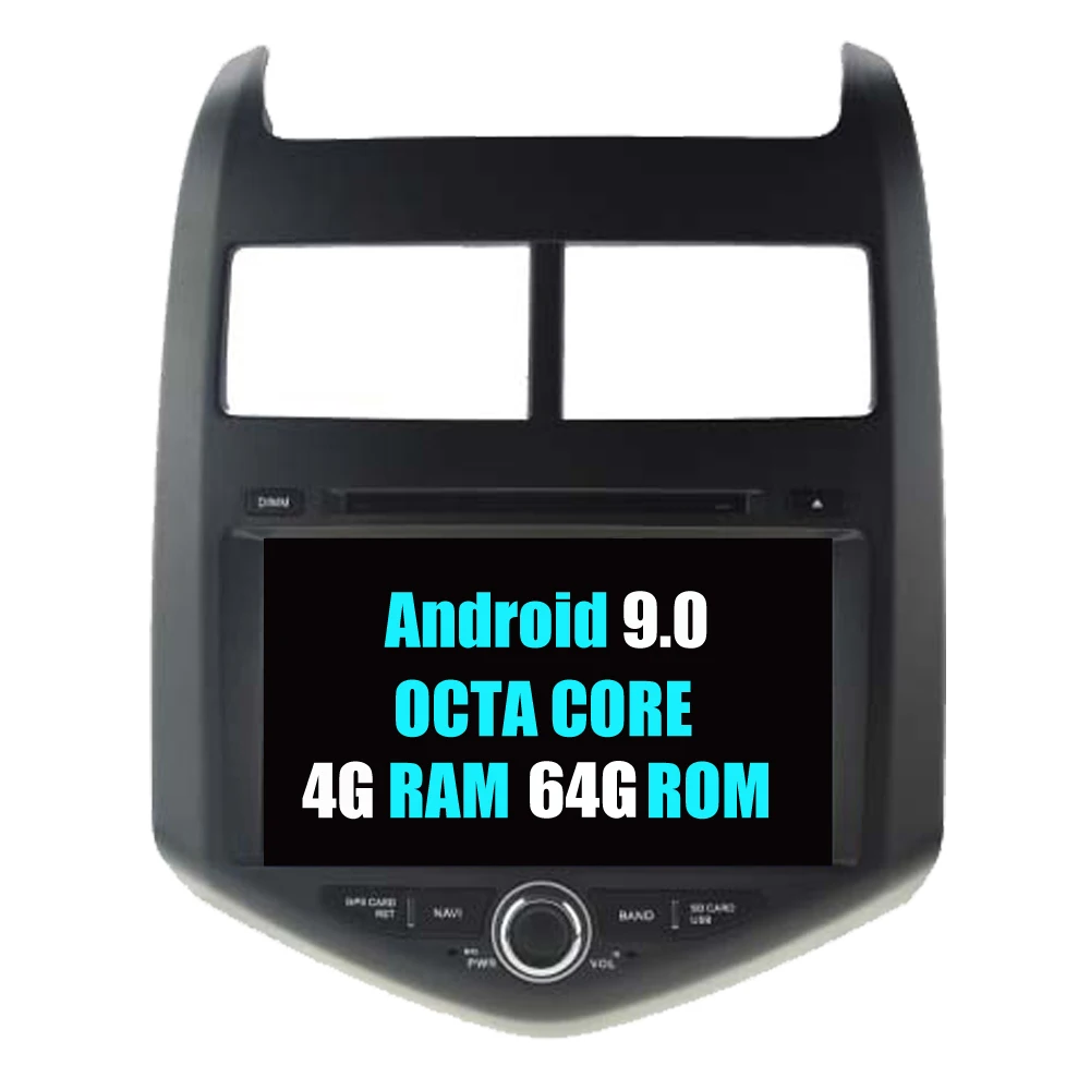 Cheap RoverOne For Chevrolet Aveo Sonic 2011 2012 2013 2014 2015 Android 9.0 Car Stereo DVD GPS Audio Video Player + Free HD Camera 6