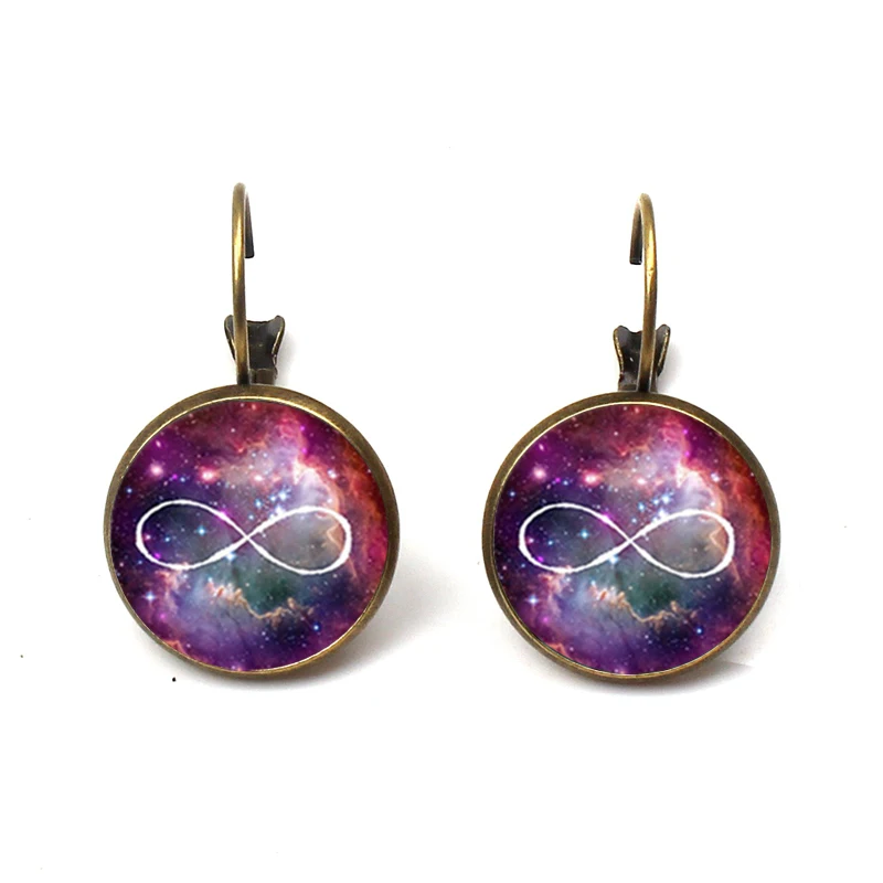 

Vintage Mandala Dome Art Earrings Henna Yoga Crystal Earring Om Symbol Buddhism Zen Earrings Women's Jewelry Women's Colorful