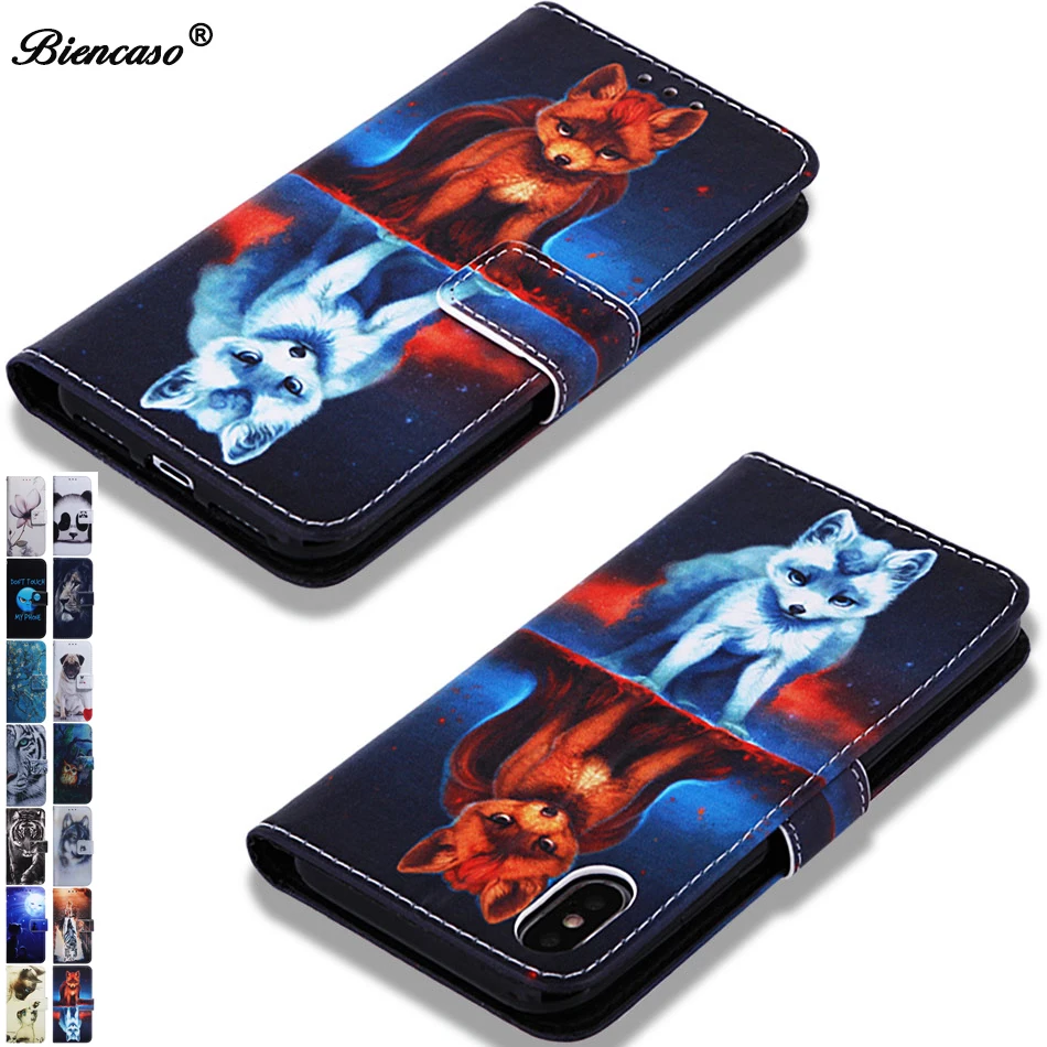 Чехол-книжка из искусственной кожи с отделением для карт и подставкой iPhone 11 Pro Max XS