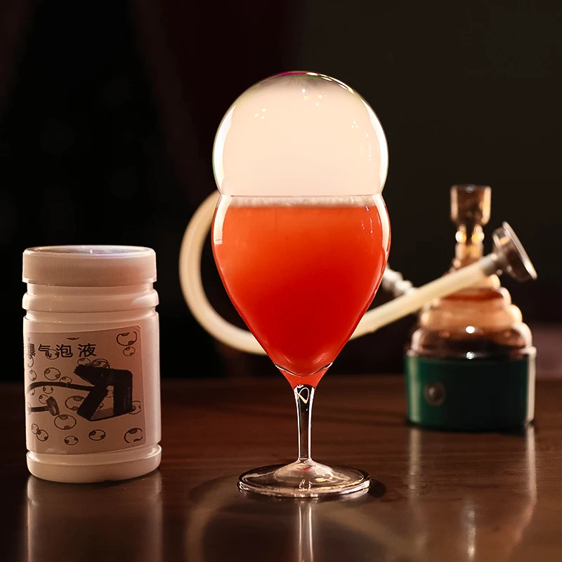 

Molecular Cocktail Smoked Scent Maker Cooking Smoked Barrel Molecular Cocktail Tool Bar Wine Smoke Bubble Maker Wooden Spices